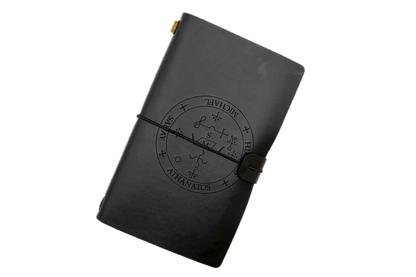 Archangel Michael Sigil Journal | Refillable Leather Notebook